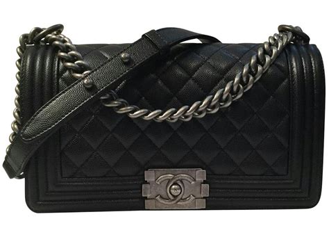 chanel borse boy bag|Chanel black boyfriend bag.